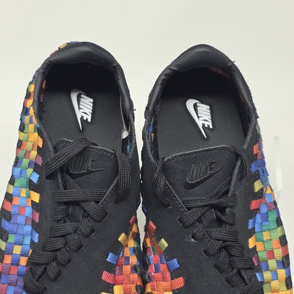 Nike Women Air Footscape Woven Black Multicolor Rainbow FB1959-002 Size 10.5 New - Picture 9 of 10